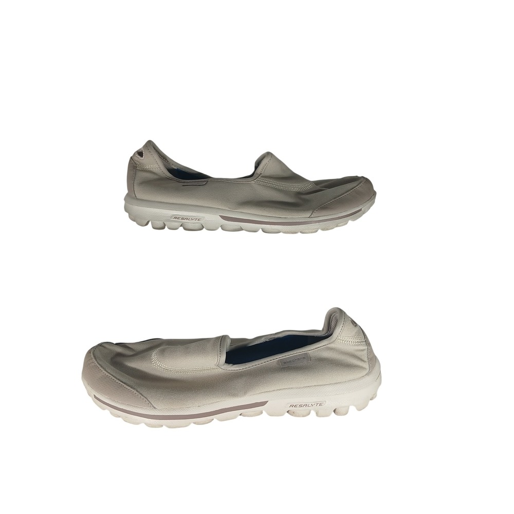 Skechers GoWalk Original 8.5 Natural Beige Slip On Walking Shoes 13510